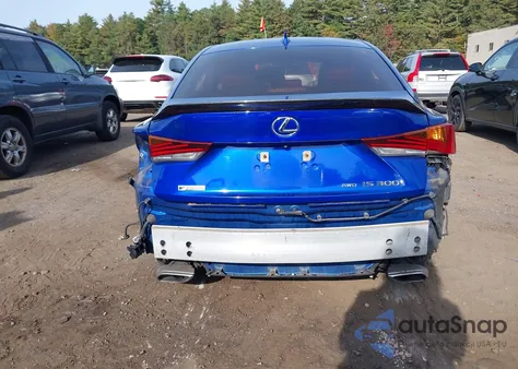 2017 Lexus Is 300 z USA, uszkodzony, nr VIN JTHCM1D24H5019067